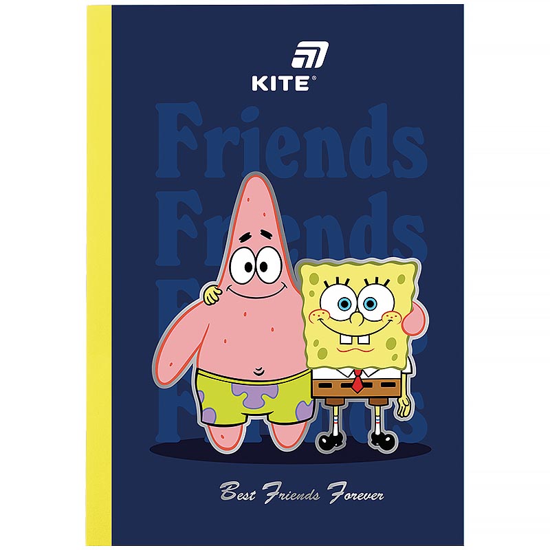 Блокнот А5/40арк. "Kite" /SB26-091/ м'яка обкл. # SpongeBob SquarePants (1/30)