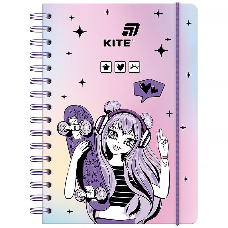 Блокнот А5/80арк. "Kite" /K26-190/ # на спіралі Anime Dream (1/10)