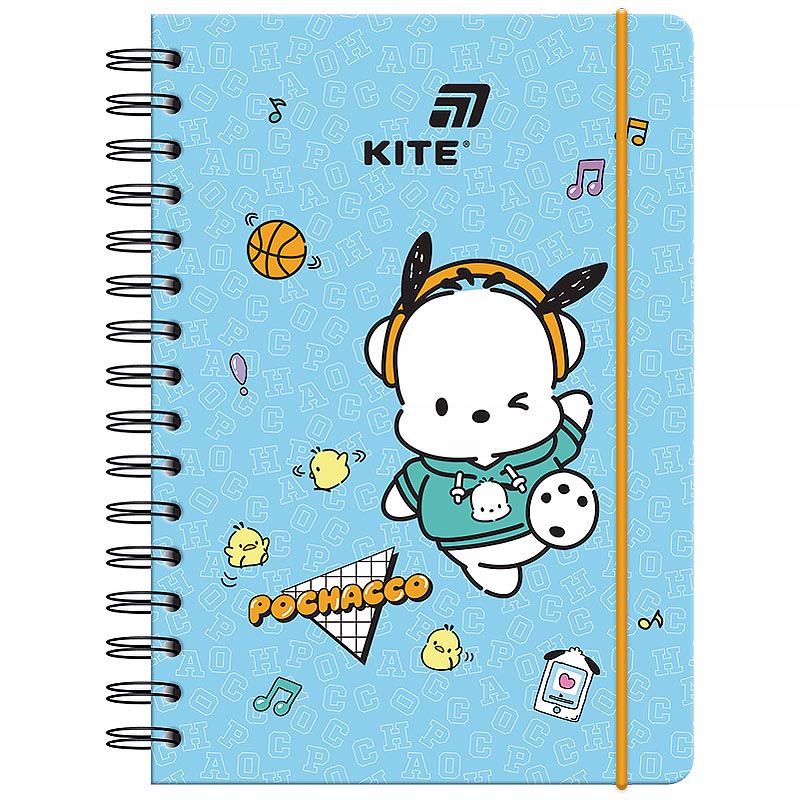 Notebook A5/80 sheets. "Kite" /PC26-190/ # on Pochacco Spiral (1/10)