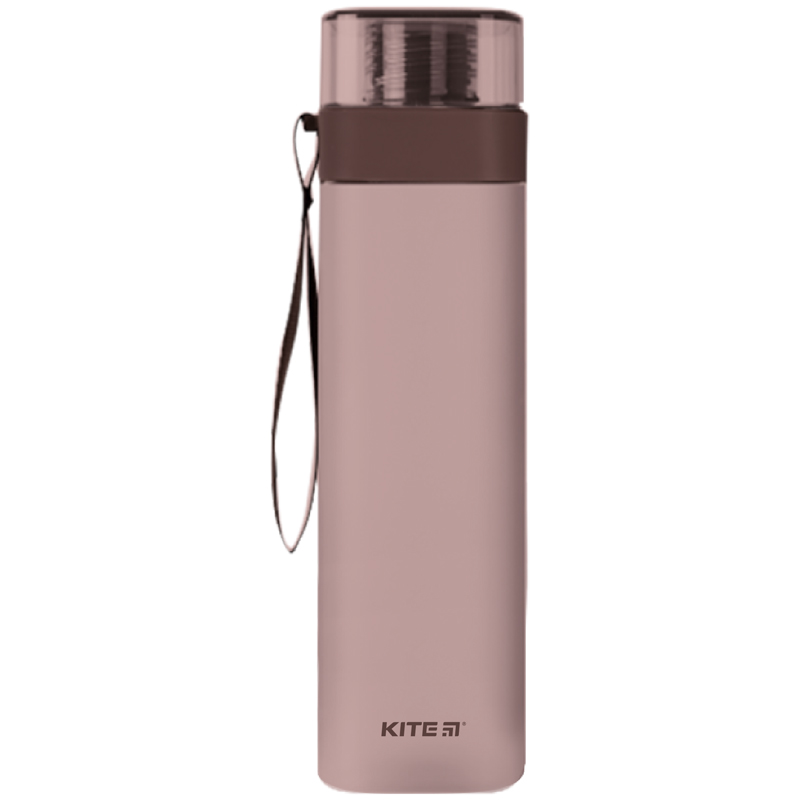 Water bottle "Kite" /K24-1210-3/ maroon, square 700 ml (1/48)