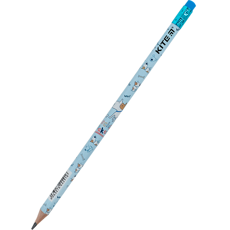 Graphite pencil "Kite" /K24-056-1/ with eraser "Dog" (36/432/3456)