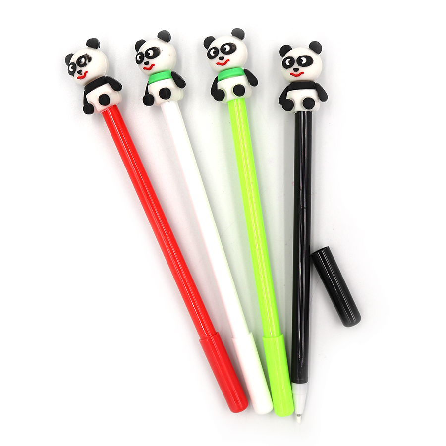 Gel pen "JO" /GP2361/ "Panda" with toy, blue, mix (12/144/1728)