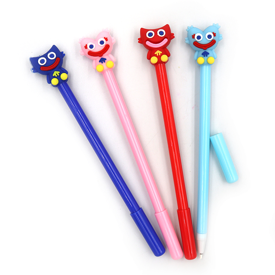 Gel pen "JO" /GP2365/ "Huggy Wuggy" with a toy, blue, mix (12/144/1728)