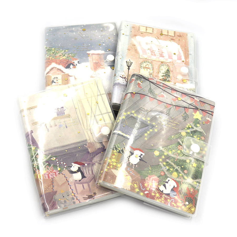 Notebook 11.6*16.5/128 sheets "JO" /LB36K34-3805/ on the button "Winter" mix (1/144)