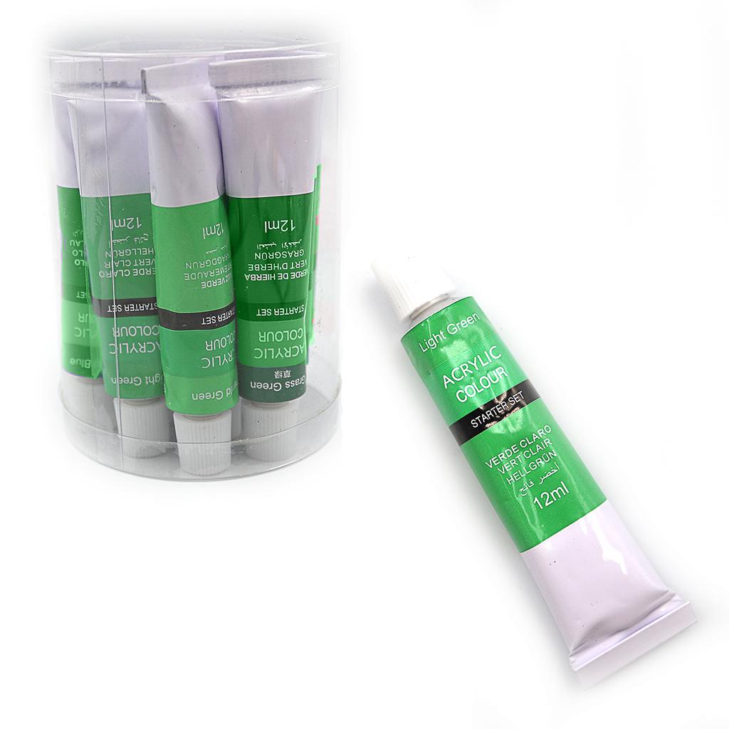 АКРИЛ "JO" /000EA1212H-EA420/ "Light Green" 12мл, ал. Туба, 12шт PVC банка (12)
