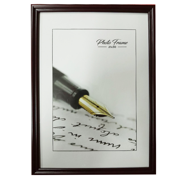 Photo frame 21*30 "33 Amigos" /2130-LA-141/ brown, baguette 1515 semicircular (1/36)
