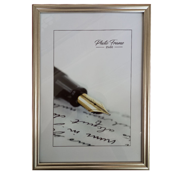 Photo frame 30*40 "33 Amigos" /3040-LA-115/ silver, baguette 1515 semicircular (1/18)