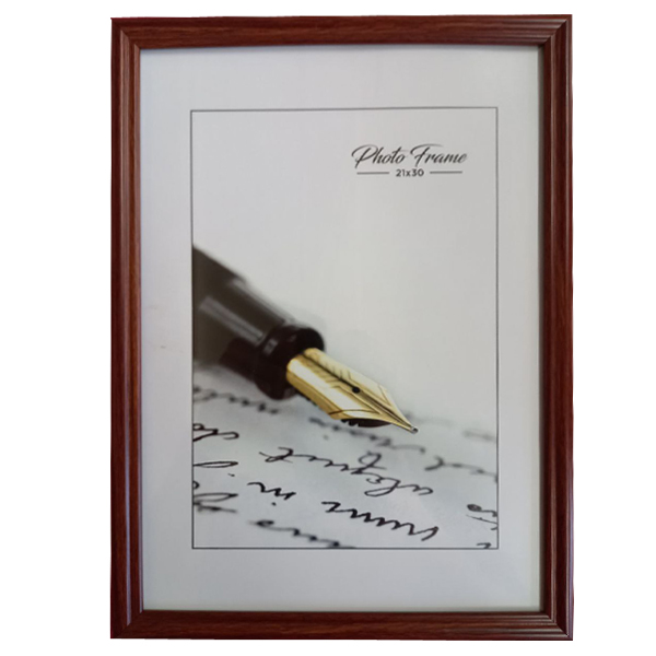 Photo frame 21*30 "33 Amigos" /2130-LA-110/ brown, baguette 1515 semicircular (1/36)