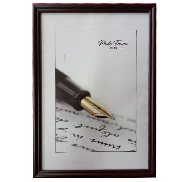 Photo frame 15*21 "33 Amigos" /1521-LA-104/ brown, baguette 1515 semicircular (1/24)