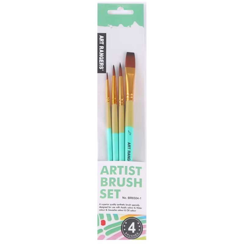 Set of brushes "Art Rangers" /BR6504-1/ 4 pcs. nylon (1/24)