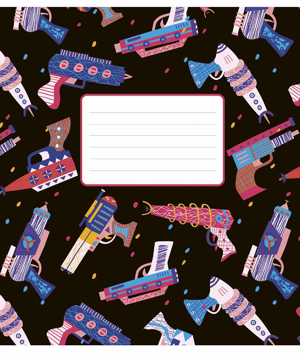 Student's notebook "Skolyarik" 12 sheets # /3221K/ "Some Fan" selected UV varnish (boy) (30/300)