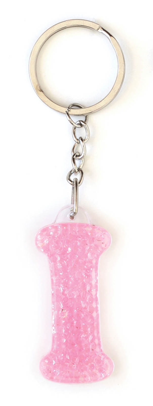 Keychain "YES Weekend" /554267/ letter "I" Pink (1/50/200)