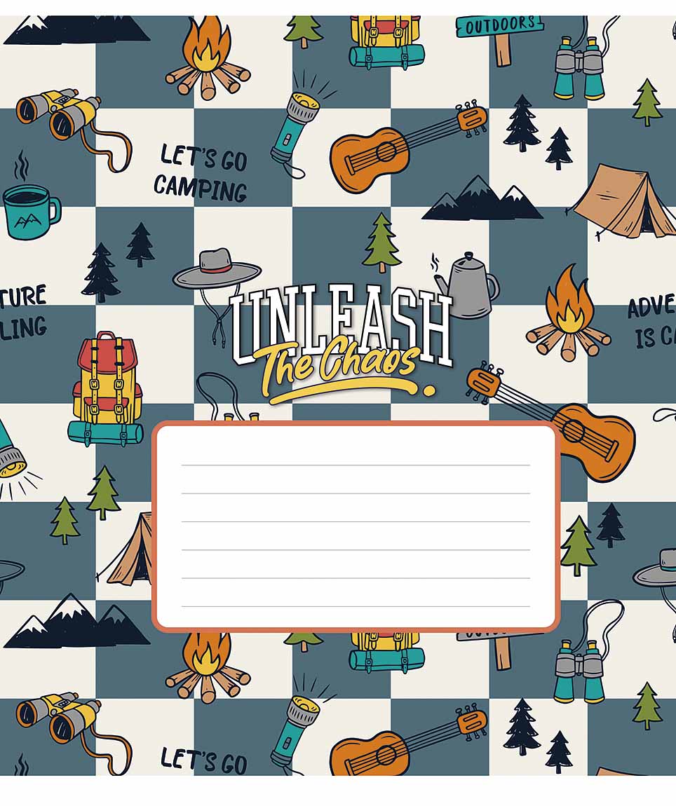 Student's notebook "Genius" 12 sheets # /3585K/ selected UV varnish (30/300)