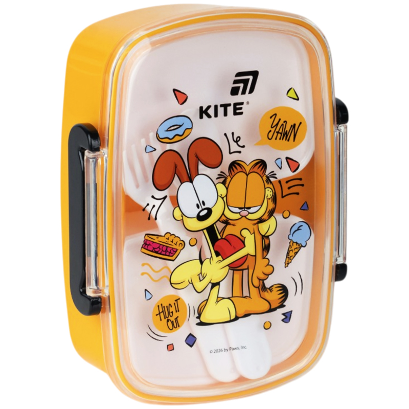 Ланчбокс "Kite" /GF26-181/ з наповненням 750 мл Garfield Retro/Classic (1/24)