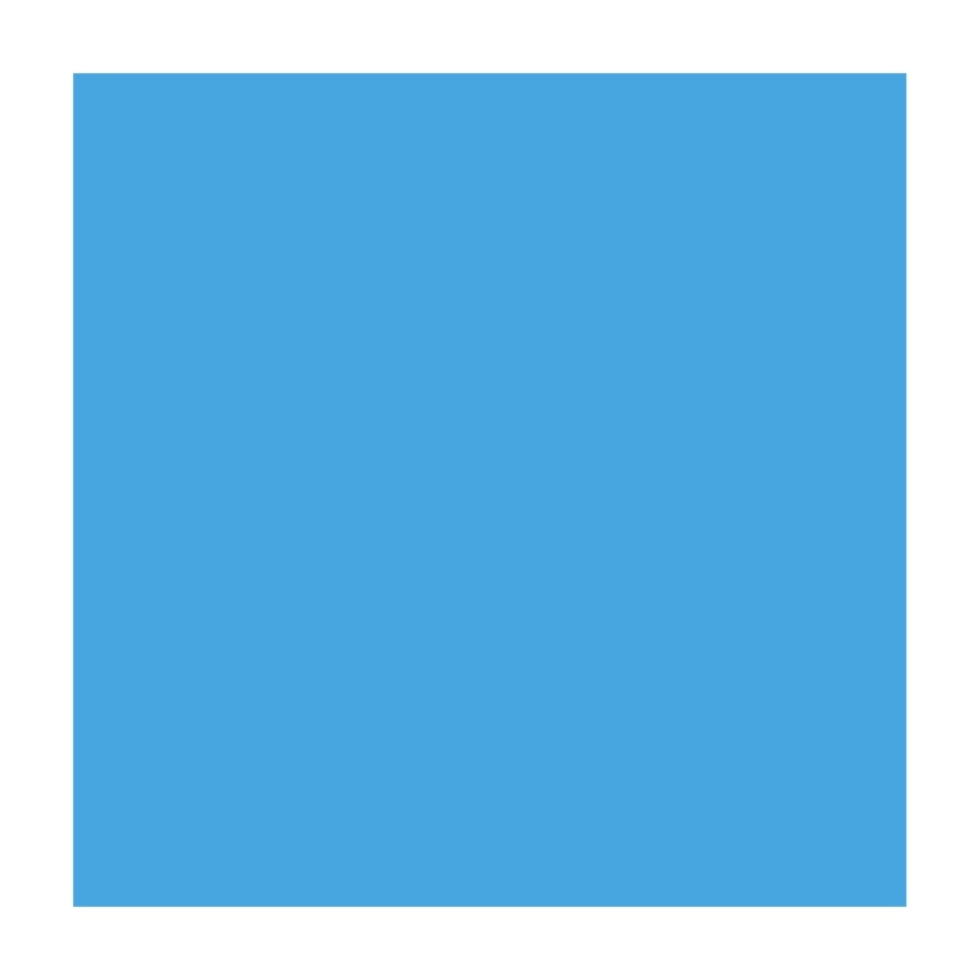 Design paper A4 (21*29.7cm) "Folia" Fotokarton No. 33 Pacific blue, 300g/m2 (10)