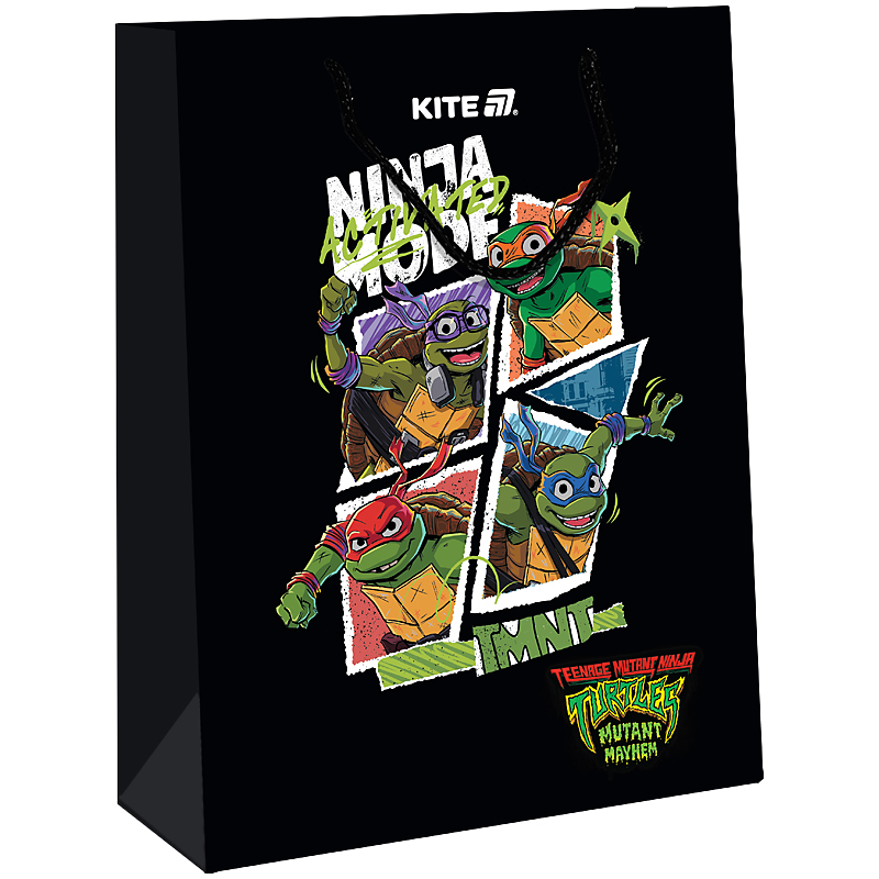 Пакет подарунковий "Kite" /NT25-266/ 26х32см, TMNT Mutant Mayhem (5/140)