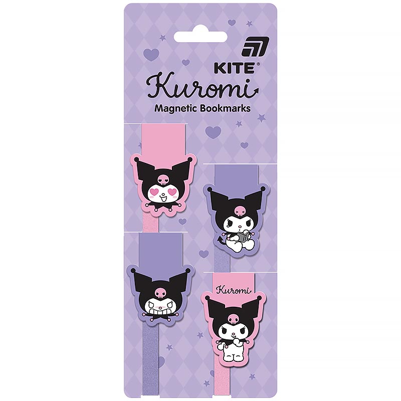 Набір магнітних закладок-лясе "Kite" /HK26-497-2/ Kuromi (1/24)