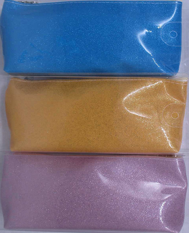 Silicone pencil case /878-2/ "Shiny", 4 types.  (59)