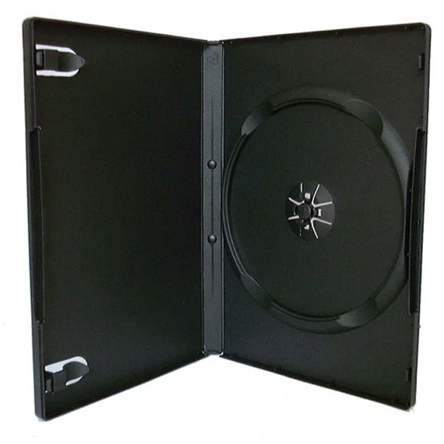 Box DVD slim for 1 disk 9 mm (100)