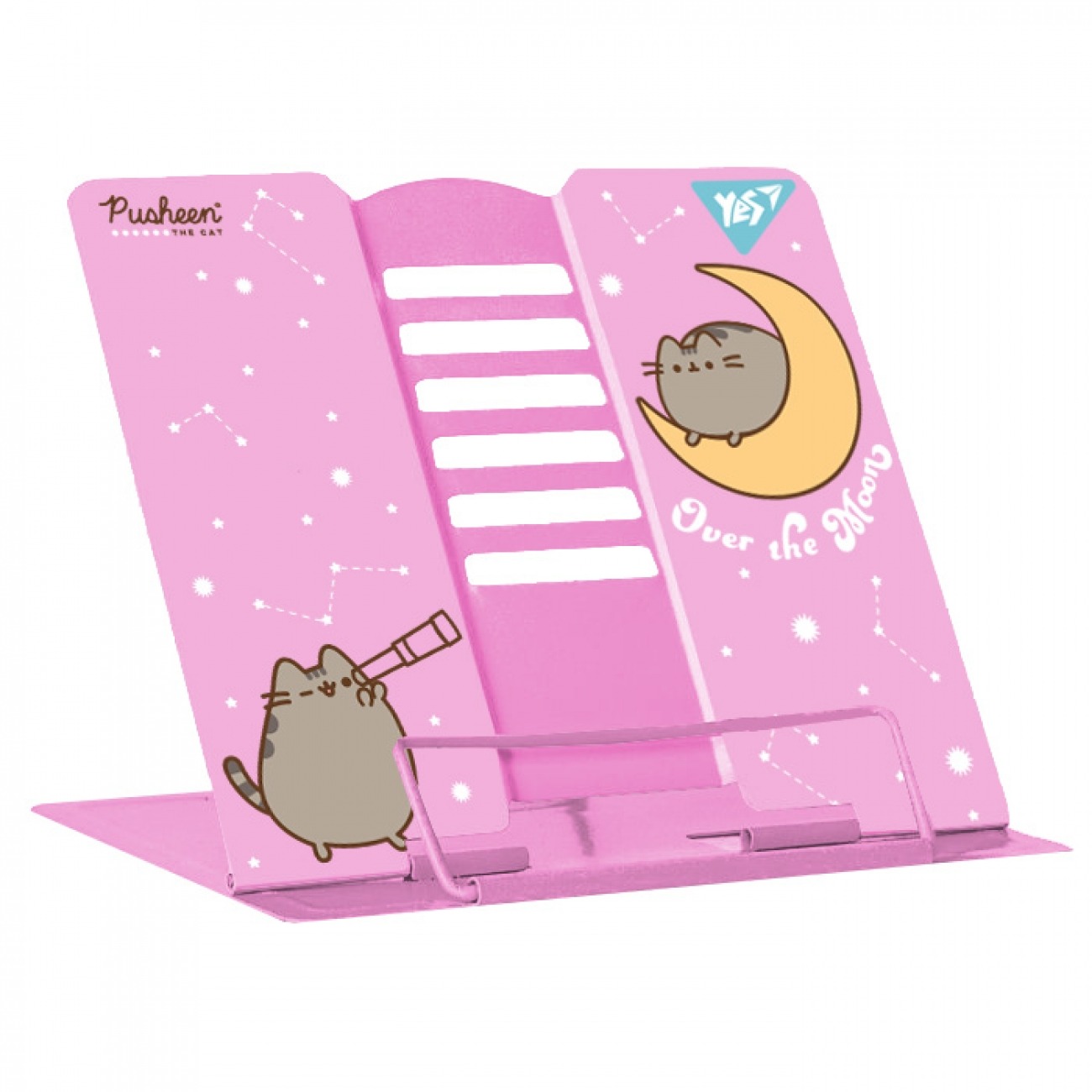 Підставка для книжок металева "Yes" /470510/ "Pusheen" 17*21*19см (1/24)
