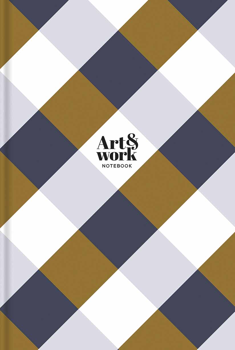 Notebook A5/80 sheets. "Genius" integrated cover /A5-IC-080-7055K/ # cream block, 70g/m2, soft touch (1/12)