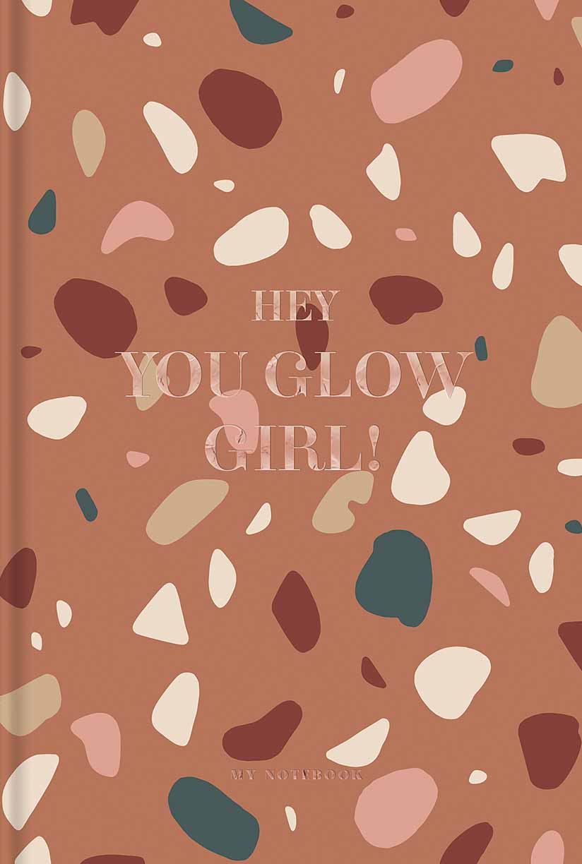 Notebook A5/80 sheets. "Genius" integrated cover /A5-IC-080-7057K/ # cream block, 70g/m2, soft touch + embossing (1/12)