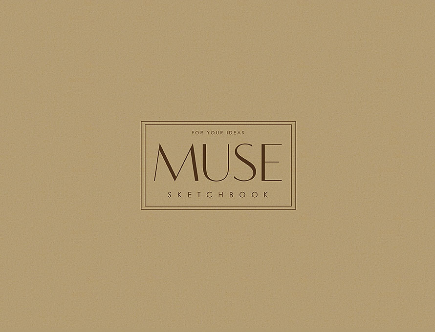 Скетчбук А4+/40арк. "MUSE" /PB-GB-040-030/ склейка гор. (100г/м2) (2/44)