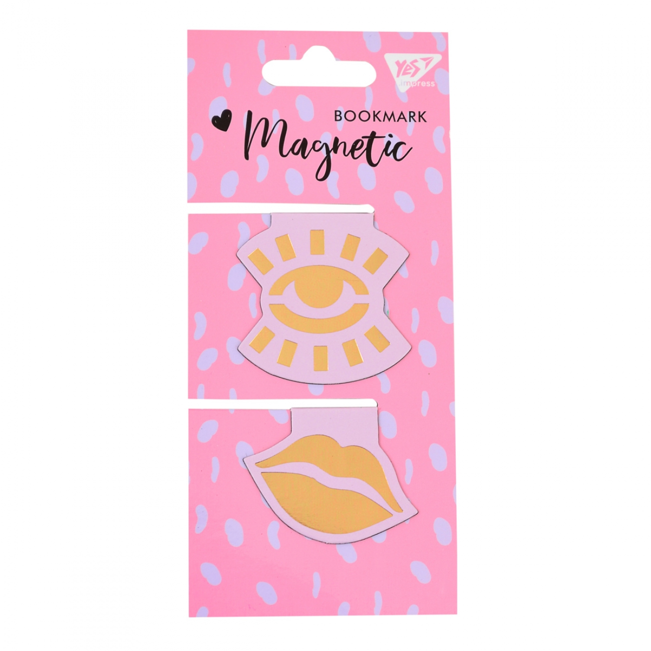 Bookmark-magnet "Yes" /707270/ "DONNA" 2 pcs, foil (1/50/500)