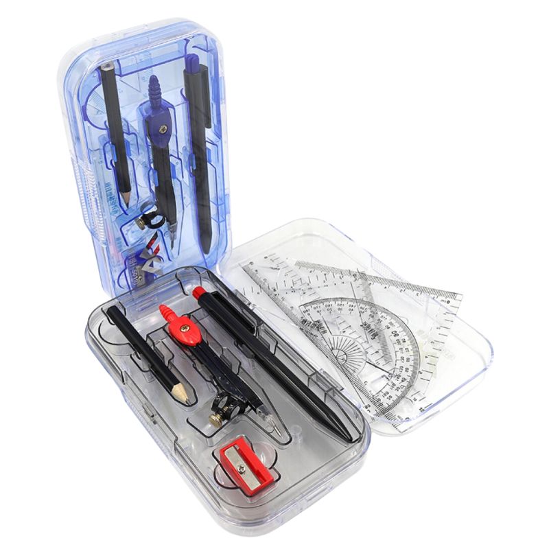 Kitchen set "JO" /WF-5019/ 9 items (mechanical pencil+pencil+circle+pen+ruler+sharpener) (1/12)