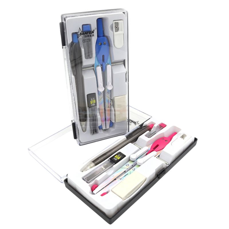 Kitchen "JO" /JF-9029/ 6 items (compass + pencil + eraser + neck + sharpener) (1/12)