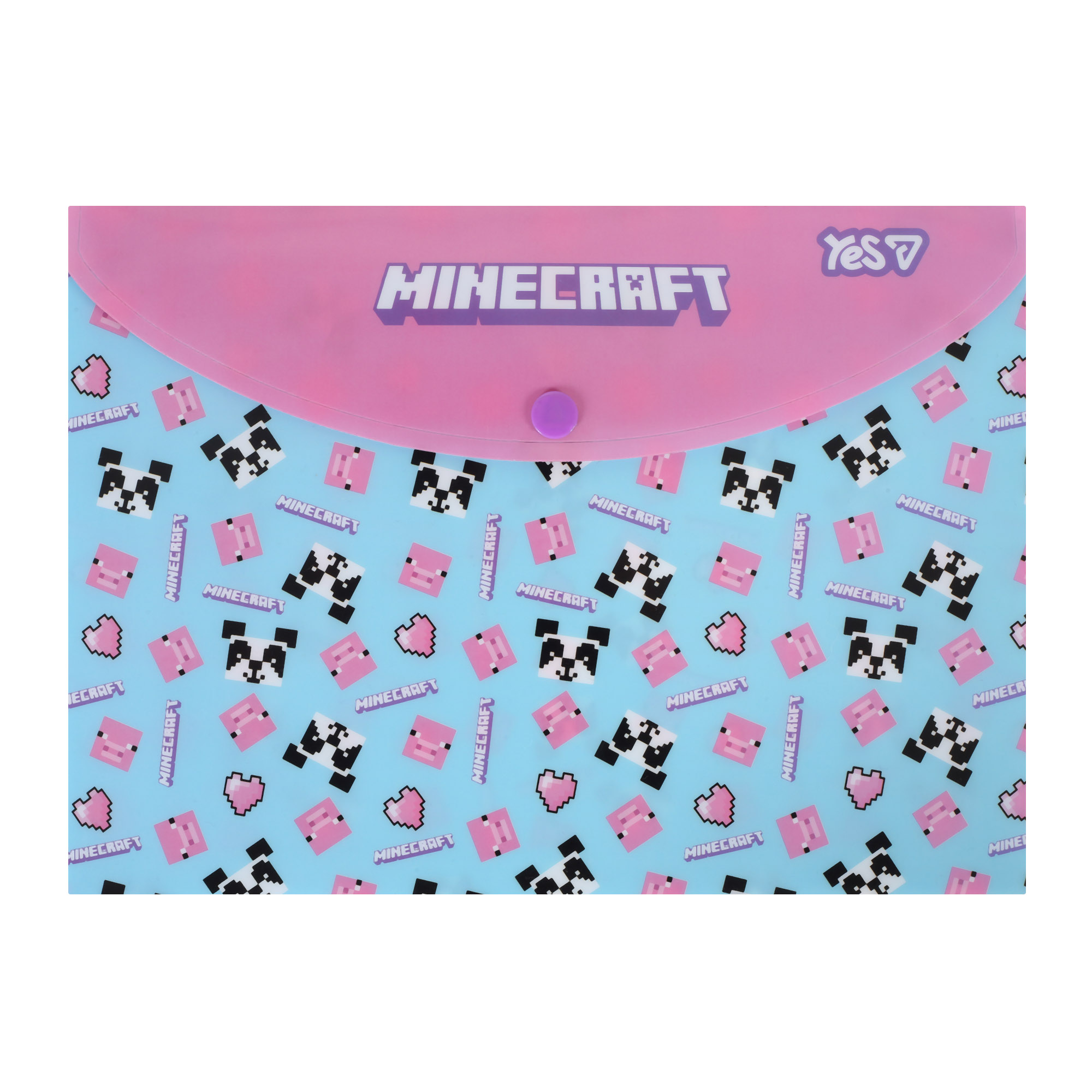 Папка-конверт на кнопці B5 "Yes" /492342/ Minecraft (12/240)