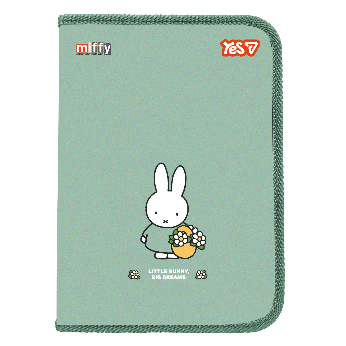 Папка для зошитів пл. на блискавці B5 "Yes" /492406/ Miffy (1/96)