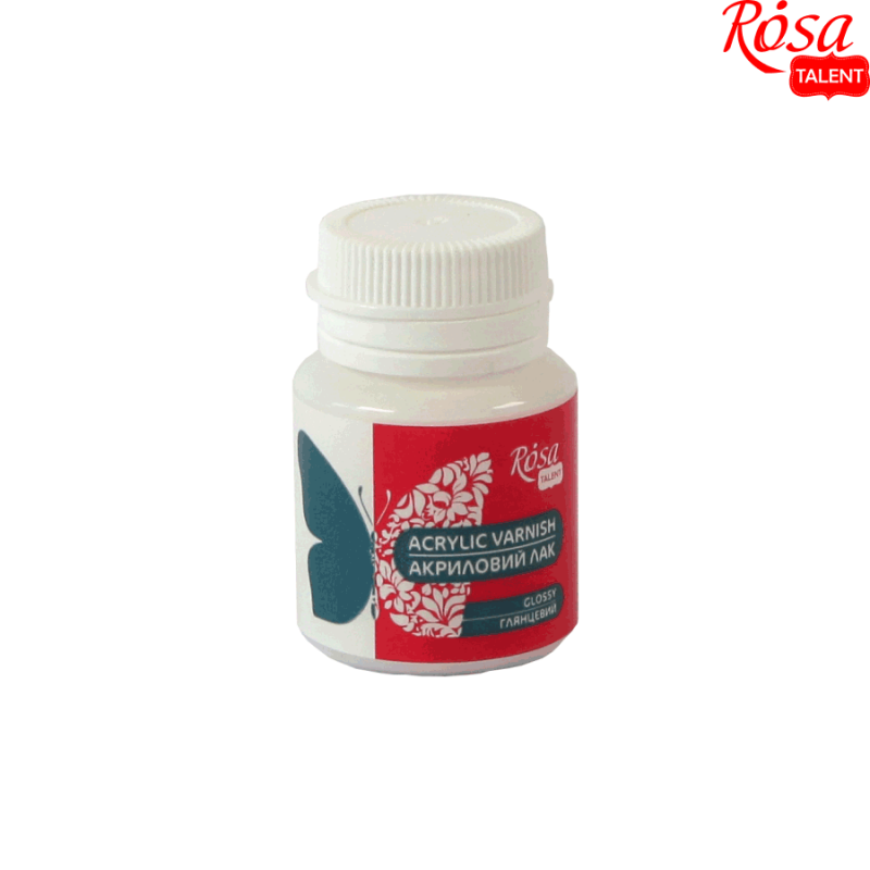 Acrylic varnish for decoration "ROSA TALENT" /48600201/ glossy, 20 ml
