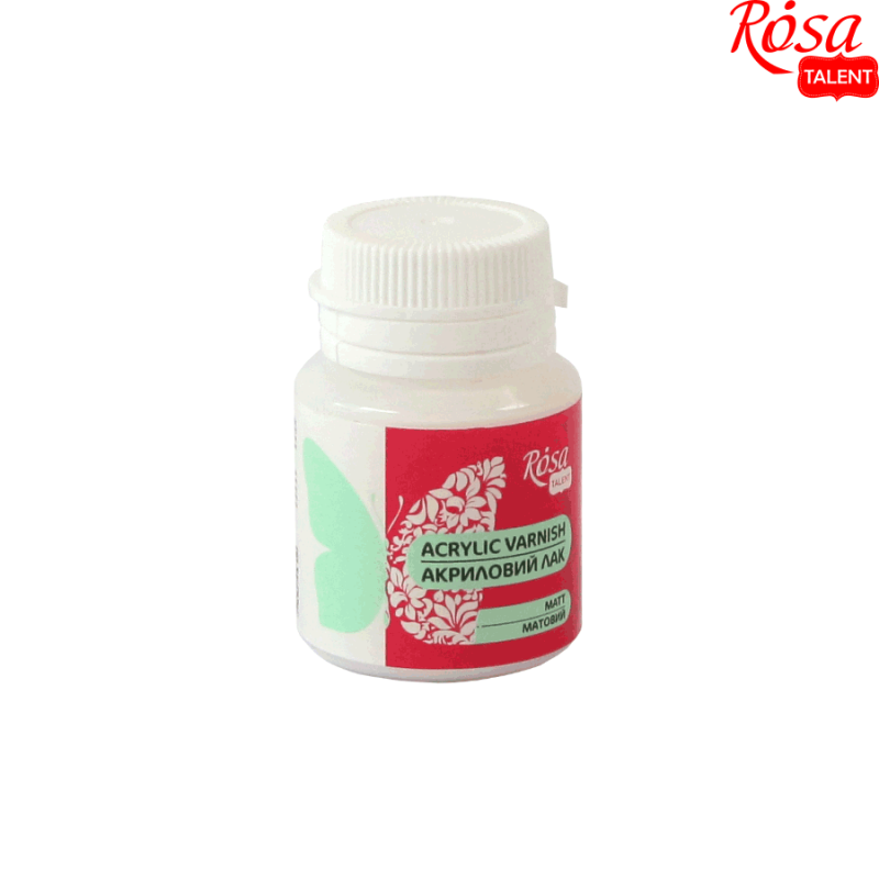 Acrylic varnish for decoration "ROSA TALENT" /48600202/ matte, 20 ml