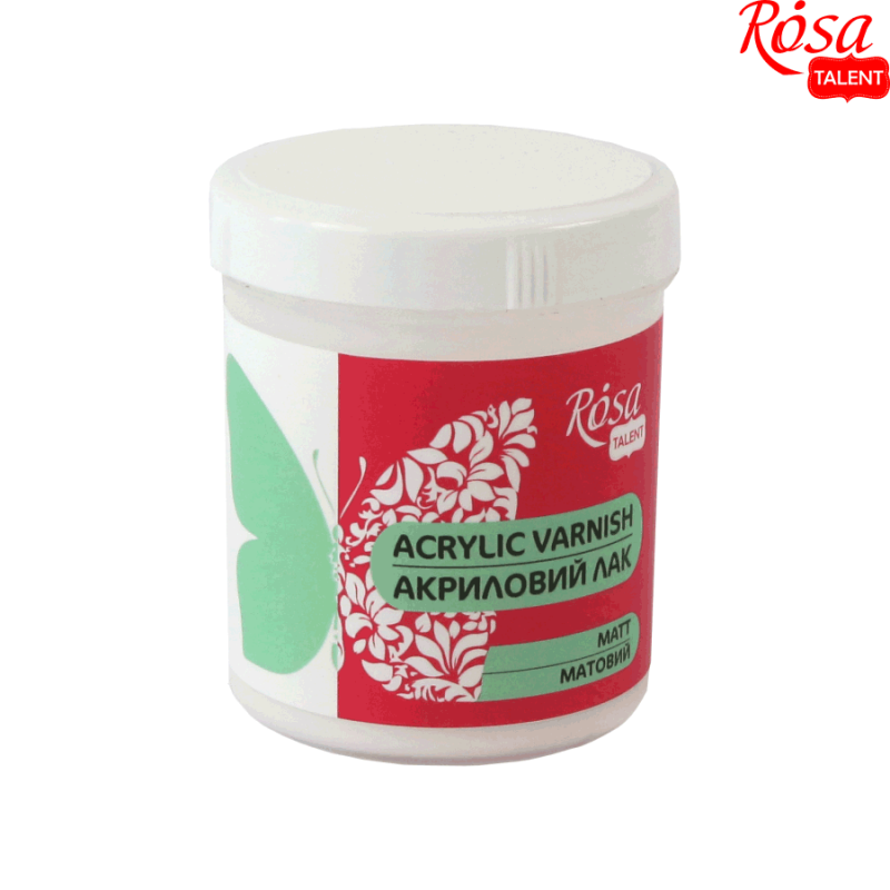 Acrylic varnish for decoration "ROSA TALENT" /48610002/ matte, 100 ml (1/56)