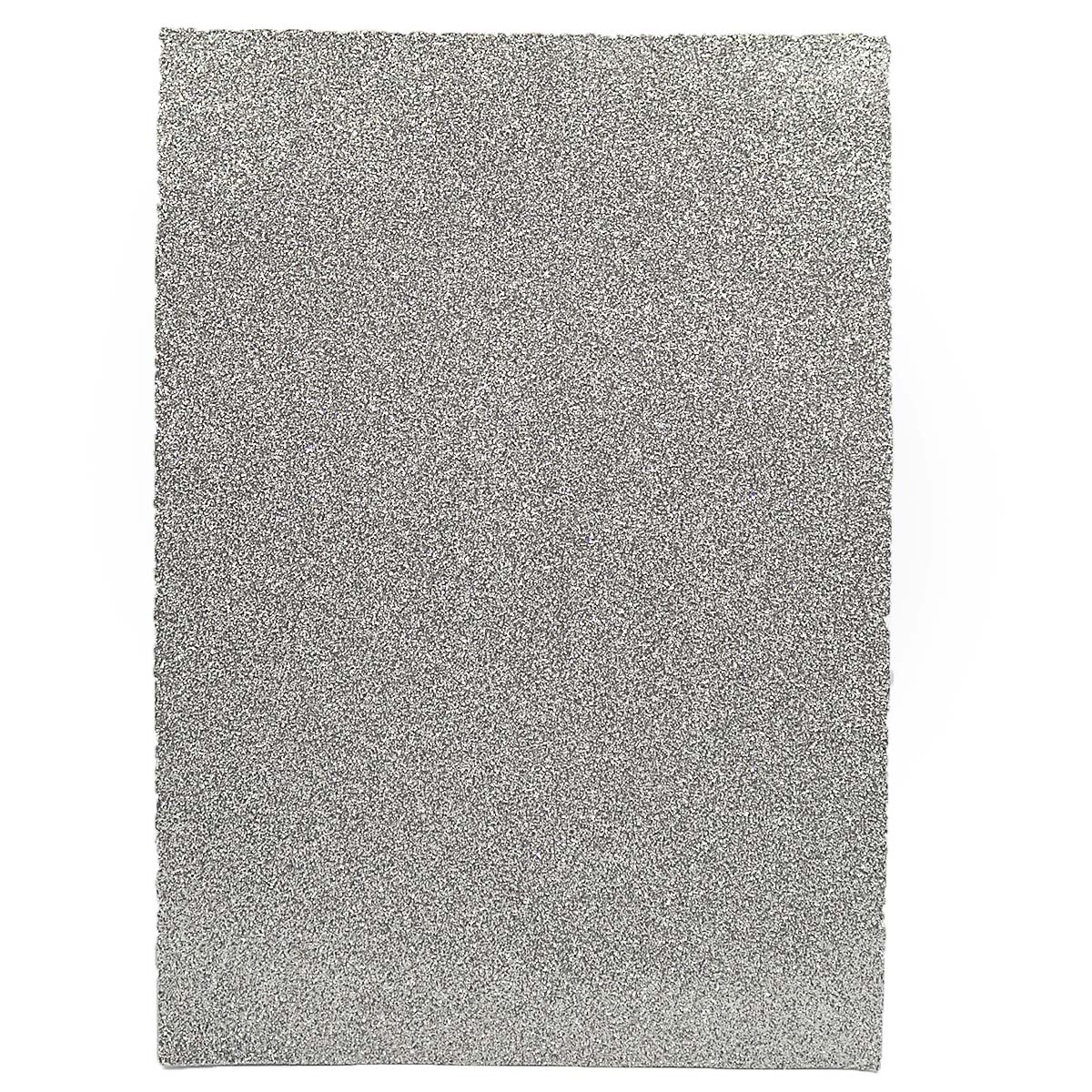 Флексика(фоаміран) "JO" /17GLA4-054/ EVA 1,7mm A4 GLITTER "Сірий" 10шт/уп (1/96)