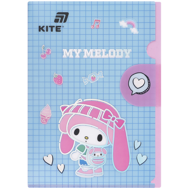 Corner folder A4 "Kite" /HK25-248-3/ with flap My Melody (1/12)