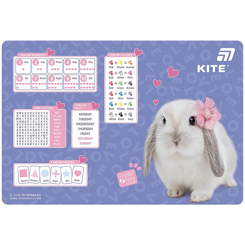 Підкладка настільна "Kite" /SP26-207/ 42,5x29см, Studio Pets (1/10)