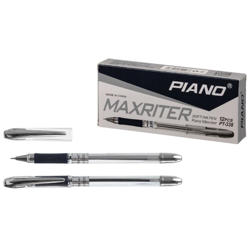Ballpoint/oil pen "PIANO" PT-338 "Maxriter" Black (12/144)