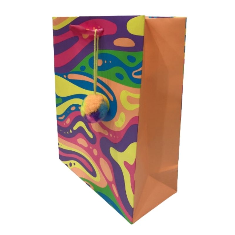 Пакет подарунковий "Art studio of Happines" 30х40х17см /GB-21141/ (10)