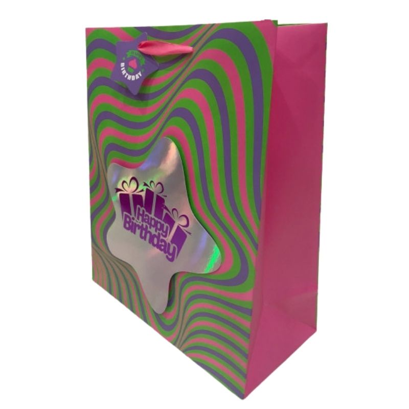 Пакет подарунковий "Art studio of Happines" 30х40х17см /GB-21189/ (10)