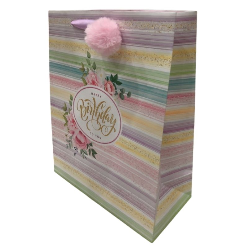 Пакет подарунковий "Art studio of Happines" 35х37х12см /GB-21161/ (10)