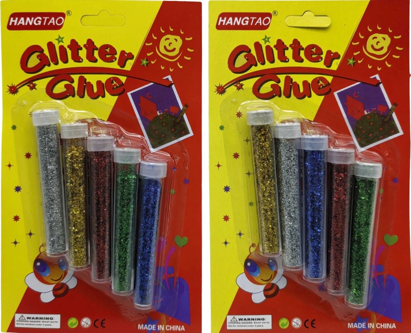 Glitter for creativity /988-5/ "Shiny sand" 5 pcs/pack. in the tube (1/60)