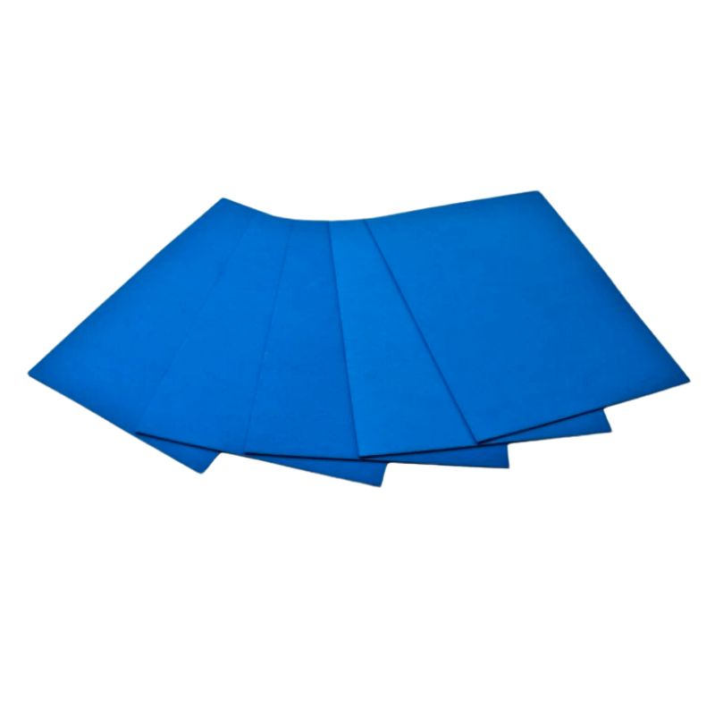 Flexica (foamiran) "Art studio of Happines" /EVA-046/ 2.00 mm blue (5 sheets in a pack) (1/200)