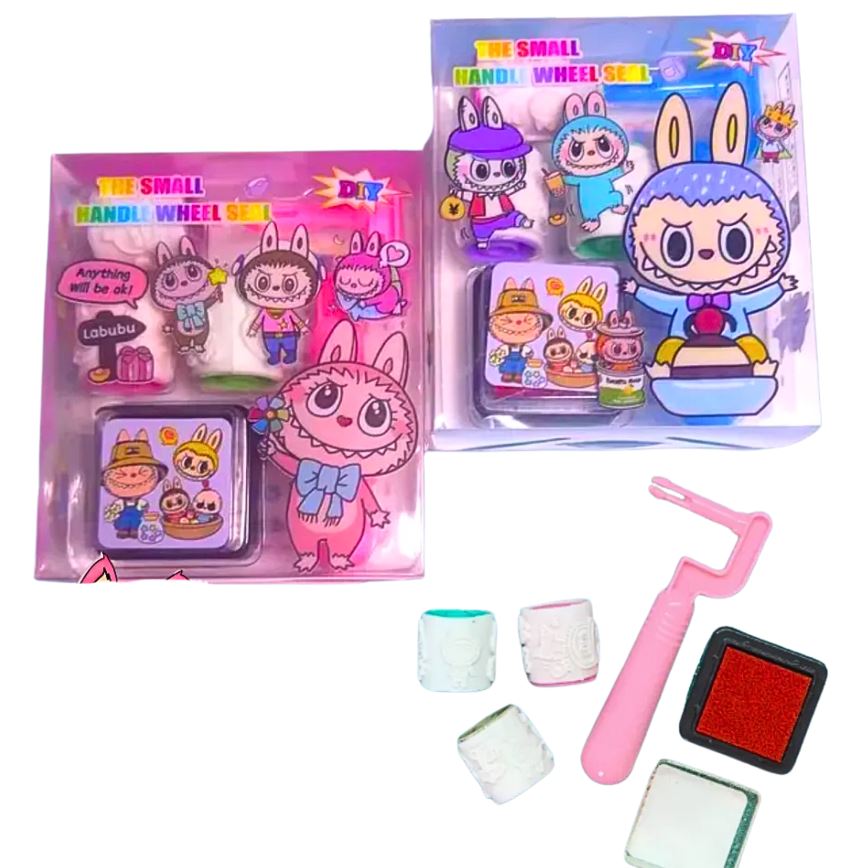 Roller punch /3301-LA/ "Labubu Labubu" 5 items 25mm (1/18)