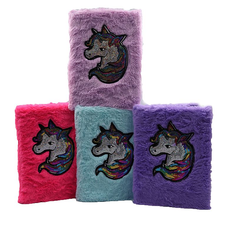 Fluffy notepad A5/80 "JO" /DSCN0434/ "Unicorn" # 80g, mix (1/60/120)
