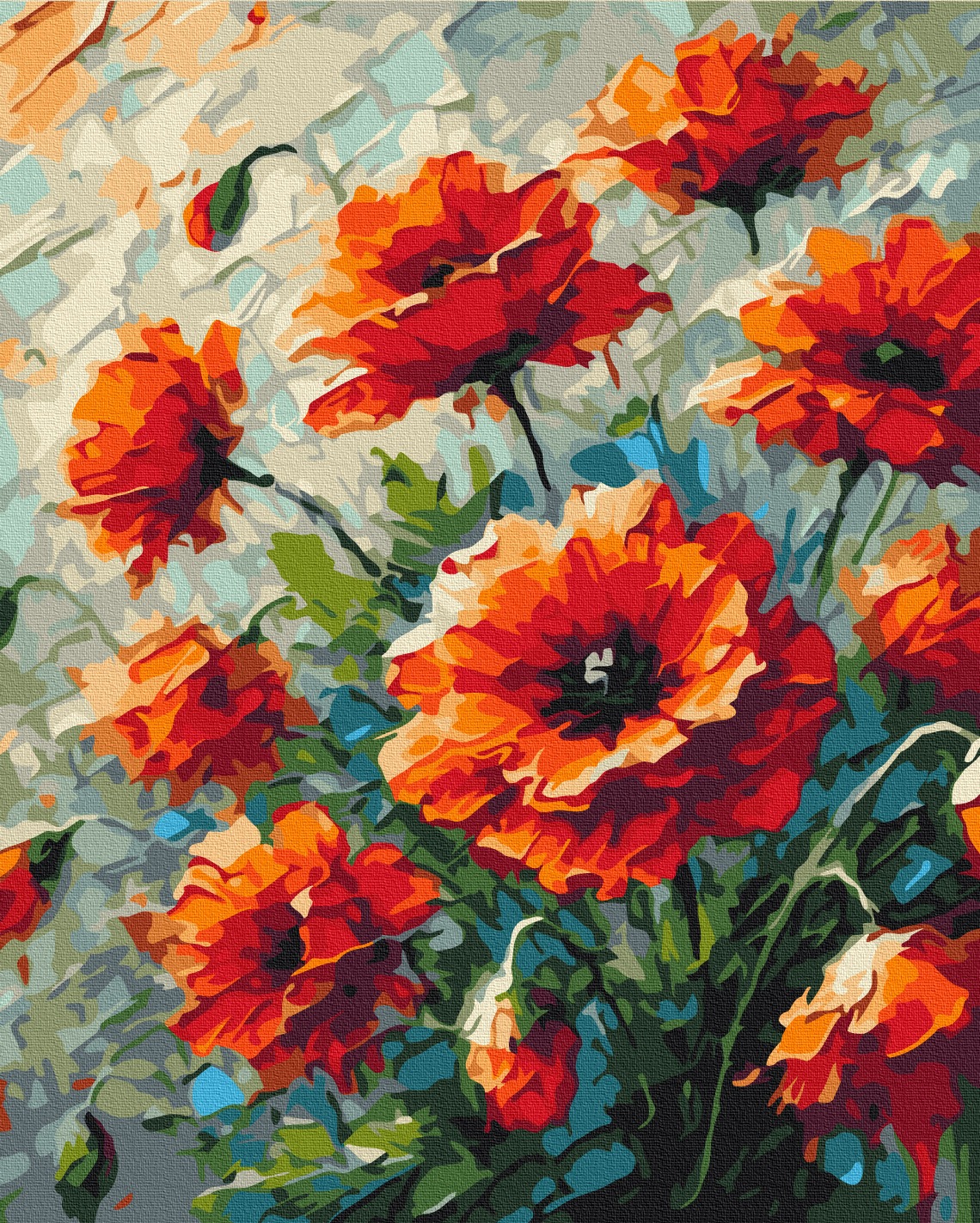 Картина за номерами "Brushme" /BS54160/ "Маки"  40*50см