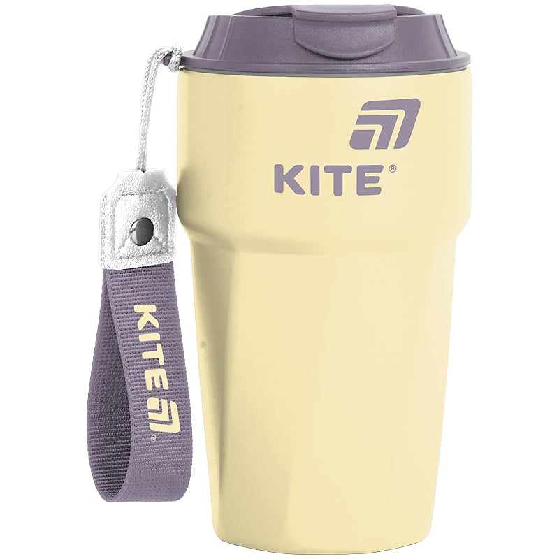 Thermal mug "Kite" /K26-1220-3/ 450 ml, yellow (1/24)
