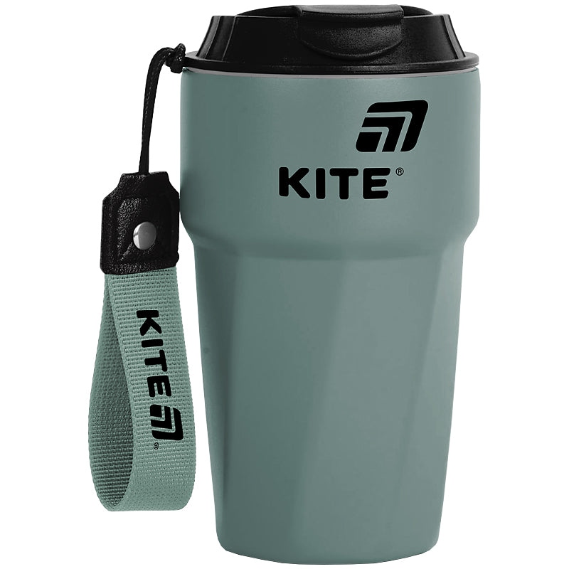 Thermal mug "Kite" /K26-1220-2/ 450 ml, green (1/24)