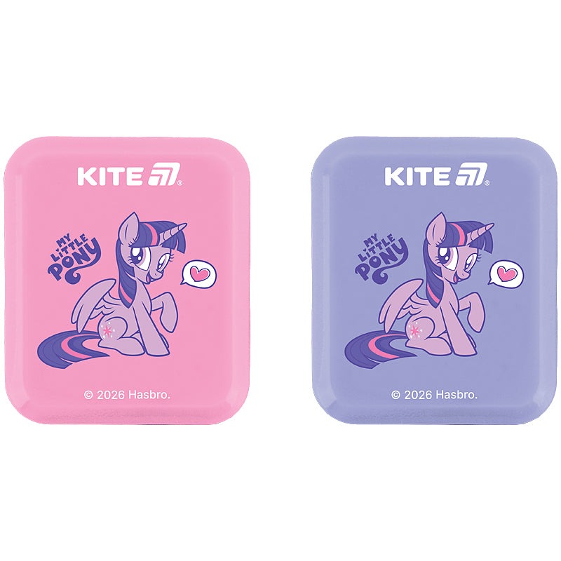 Точилка "Kite" /LP26-116/ прямокутна, з контейнером My Little Pony movie (24/1440)